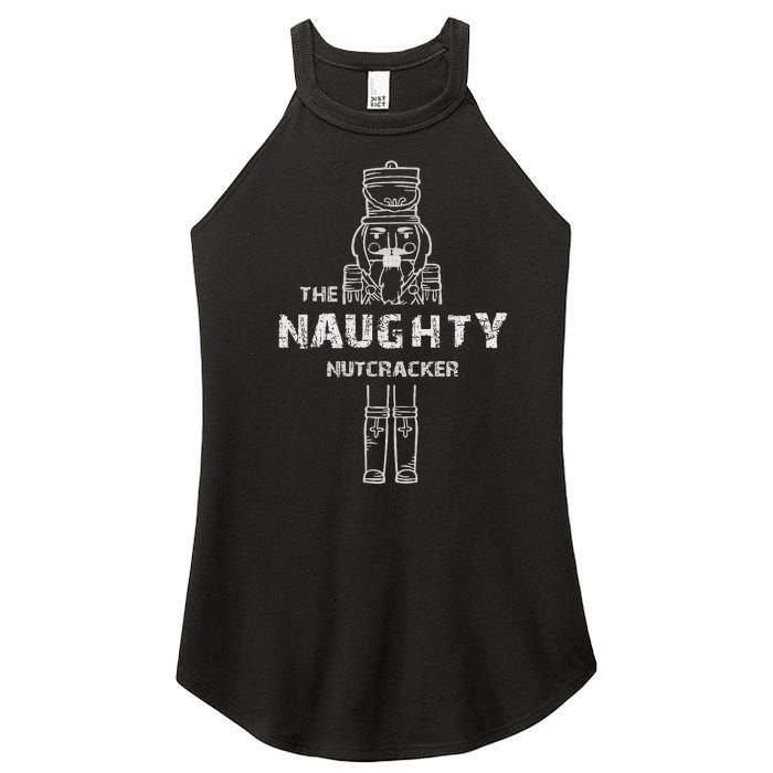 Naughty Nutcracker Vintage Family Matching Pajama Women's Perfect Tri Rocker Tank