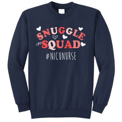 NICU Nurse Valentines Day Snuggle Squad For Neonatal Nurses Sweatshirt