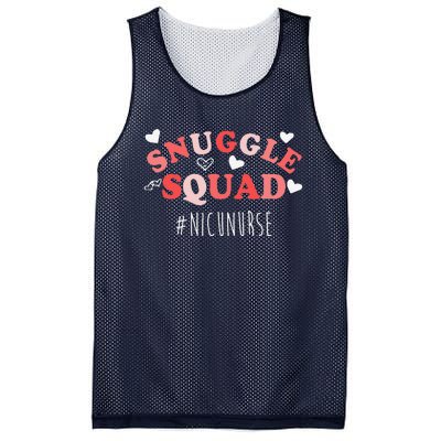 NICU Nurse Valentines Day Snuggle Squad For Neonatal Nurses Mesh Reversible Basketball Jersey Tank