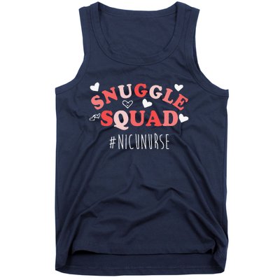 NICU Nurse Valentines Day Snuggle Squad For Neonatal Nurses Tank Top