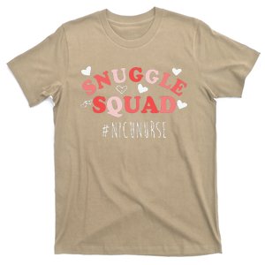 NICU Nurse Valentines Day Snuggle Squad For Neonatal Nurses T-Shirt