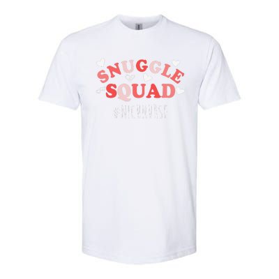 NICU Nurse Valentines Day Snuggle Squad For Neonatal Nurses Softstyle CVC T-Shirt