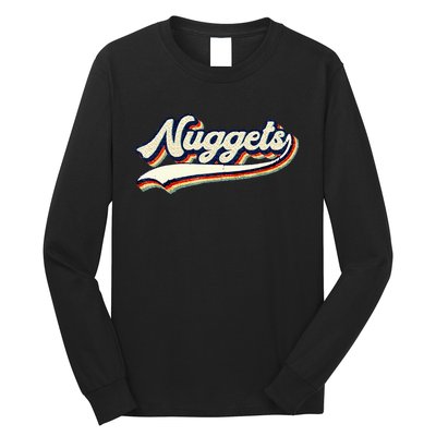 Nuggets Name Vintage Long Sleeve Shirt