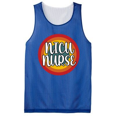 Nicu Nurse Vintage Retro Gift Mesh Reversible Basketball Jersey Tank