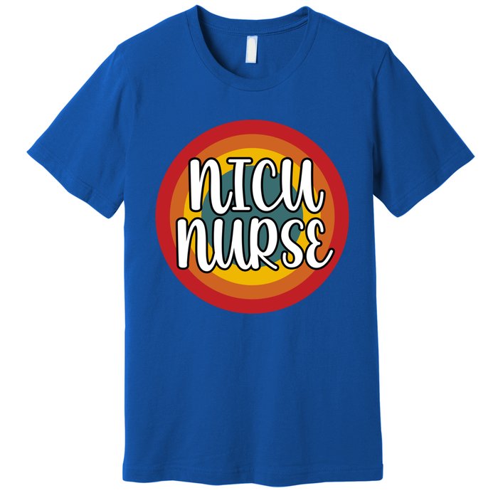 Nicu Nurse Vintage Retro Gift Premium T-Shirt