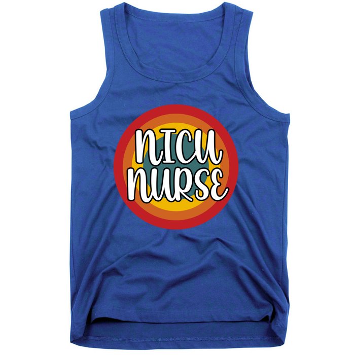 Nicu Nurse Vintage Retro Gift Tank Top