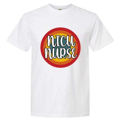 Nicu Nurse Vintage Retro Gift Garment-Dyed Heavyweight T-Shirt