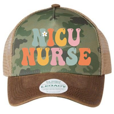 Nicu Nurse Week Groovy Appreciation Day For Women For Work Legacy Tie Dye Trucker Hat