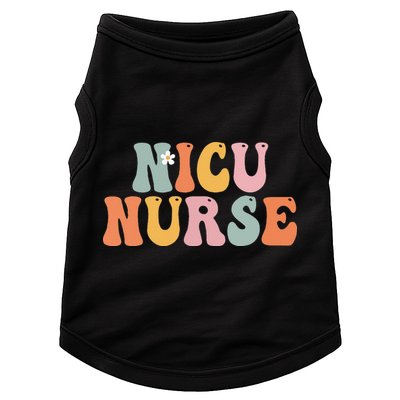 Nicu Nurse Week Groovy Appreciation Day For Women For Work Doggie Tank