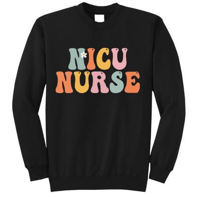 Nicu Nurse Week Groovy Appreciation Day For Women For Work Sweatshirt