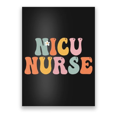Nicu Nurse Week Groovy Appreciation Day For Women For Work Poster