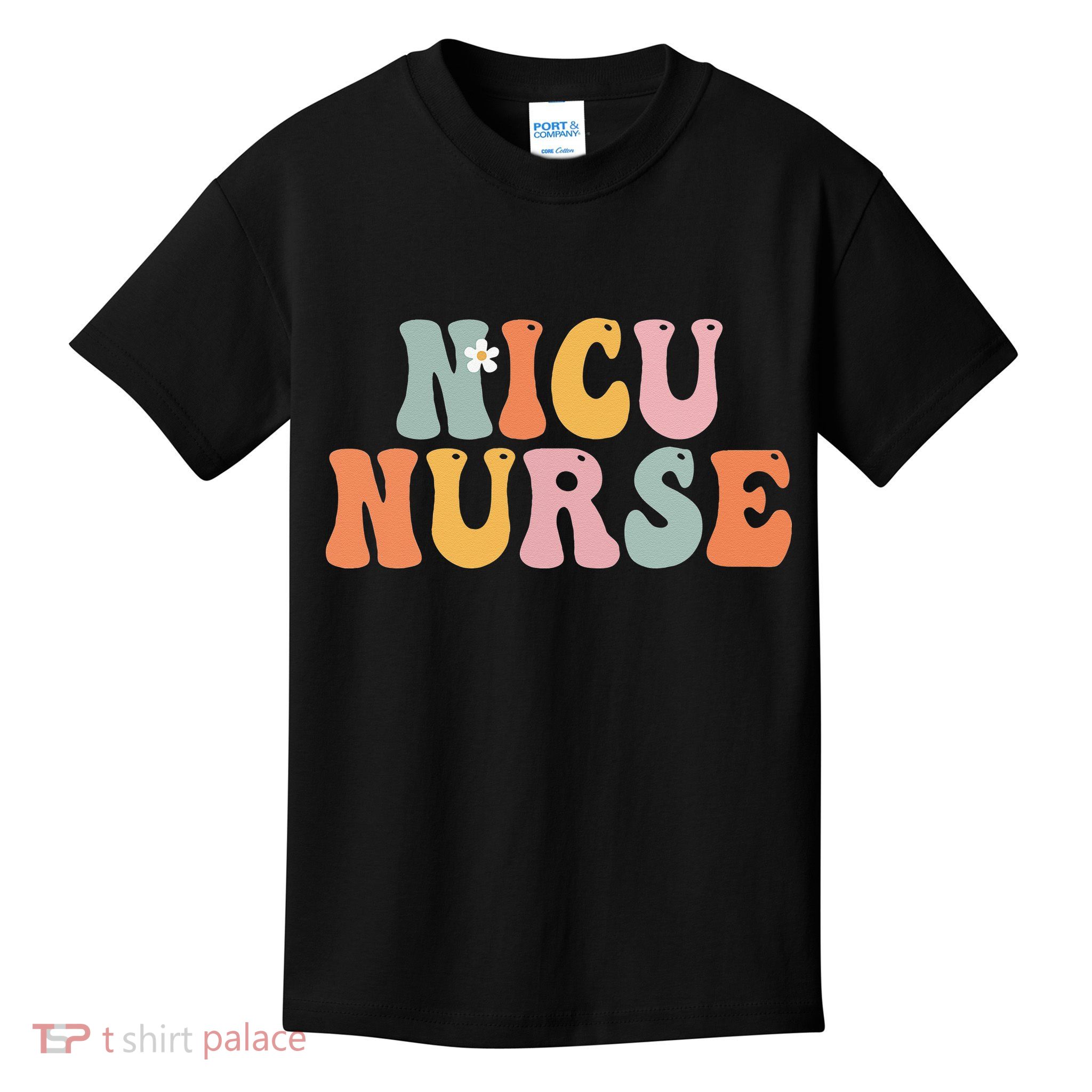 Nicu Nurse Week Groovy Appreciation Day For Women For Work Kids T-Shirt