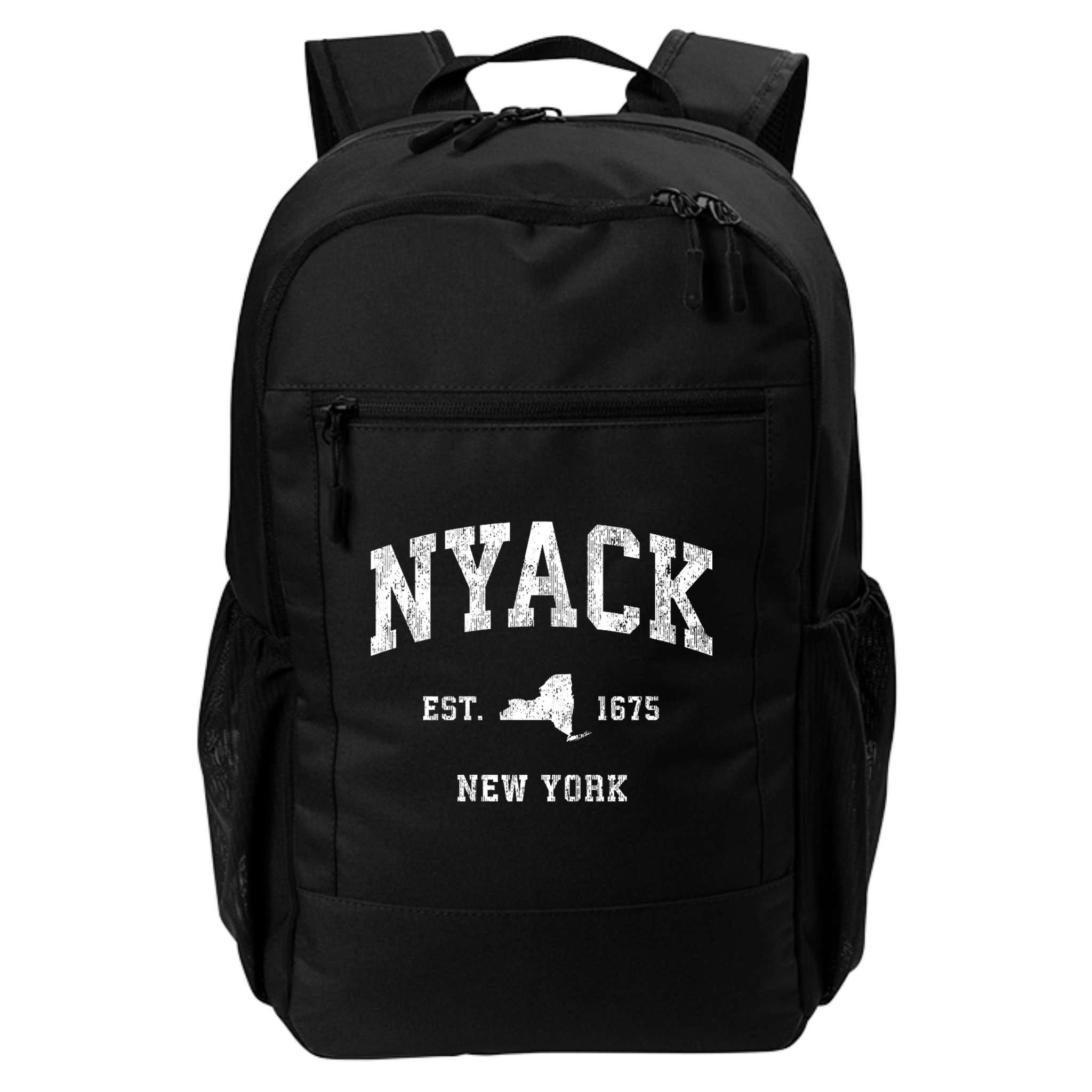 Nyack New York Ny Vintage Established Athletic Sports Design Backpack