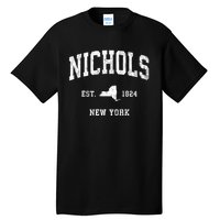 Nichols New York Ny Vintage Athletic Tall T-Shirt