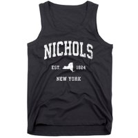 Nichols New York Ny Vintage Athletic Tank Top