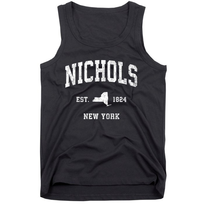 Nichols New York Ny Vintage Athletic Tank Top