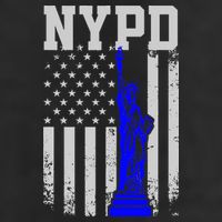 NYPD New York Police Department Statue Of Liberty Distressed Adult Drive Performance Visor