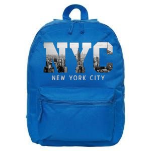 Nyc New York City Skyline Souvenir 16 in Basic Backpack