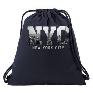 Nyc New York City Skyline Souvenir Drawstring Bag