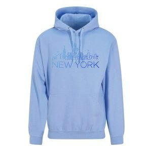 Nyc New York City Skylines Statue Of Liberty Birds Cute Gift Unisex Surf Hoodie