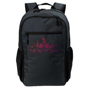 Nyc New York City Skylines Statue Of Liberty Birds Cute Gift Daily Commute Backpack