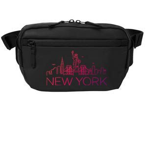 Nyc New York City Skylines Statue Of Liberty Birds Cute Gift Crossbody Pack