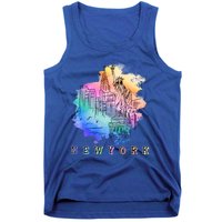 Nyc New York City Skylines Statue Of Liberty Gift Tank Top