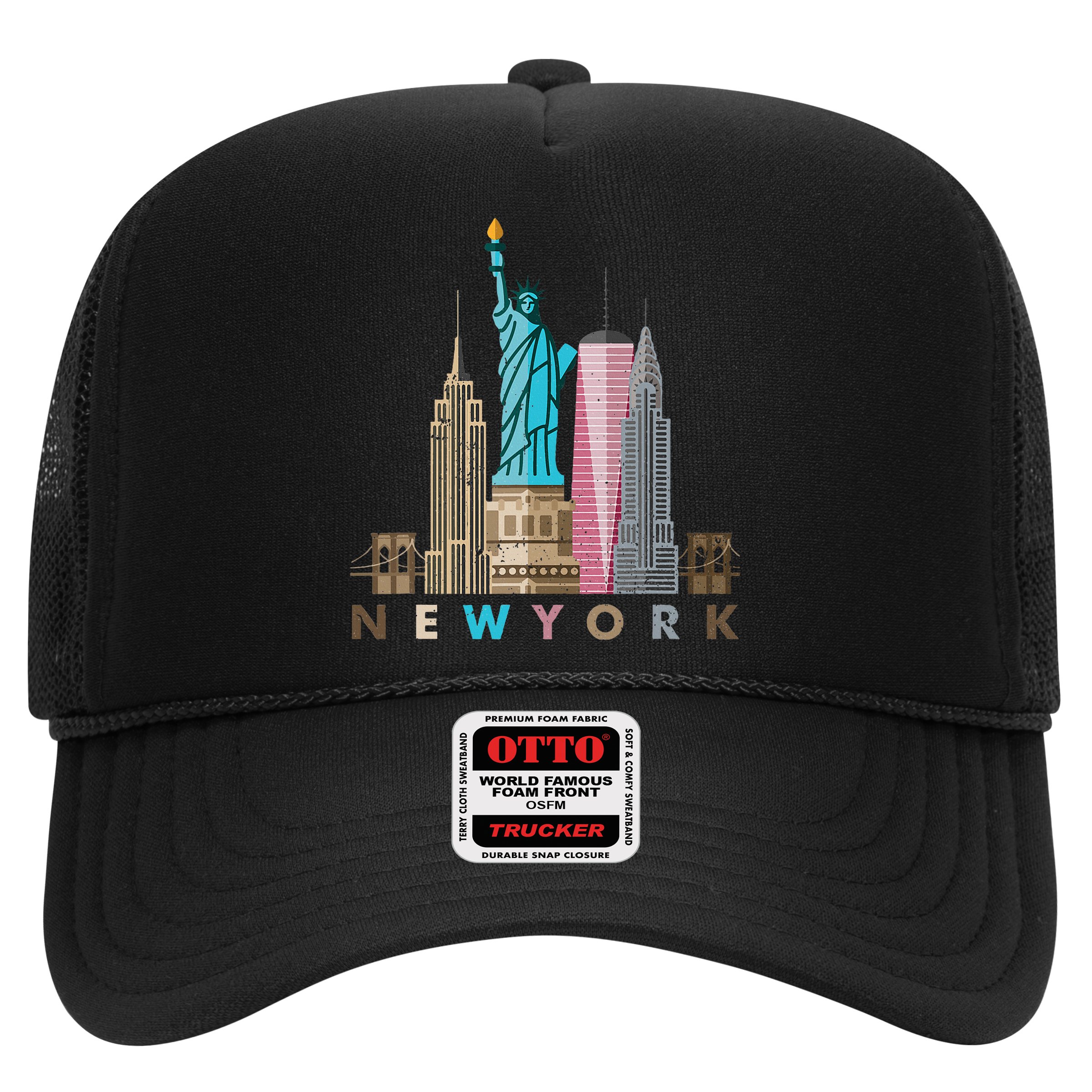 Nyc New York City Skylines Statue Of Liberty Hat