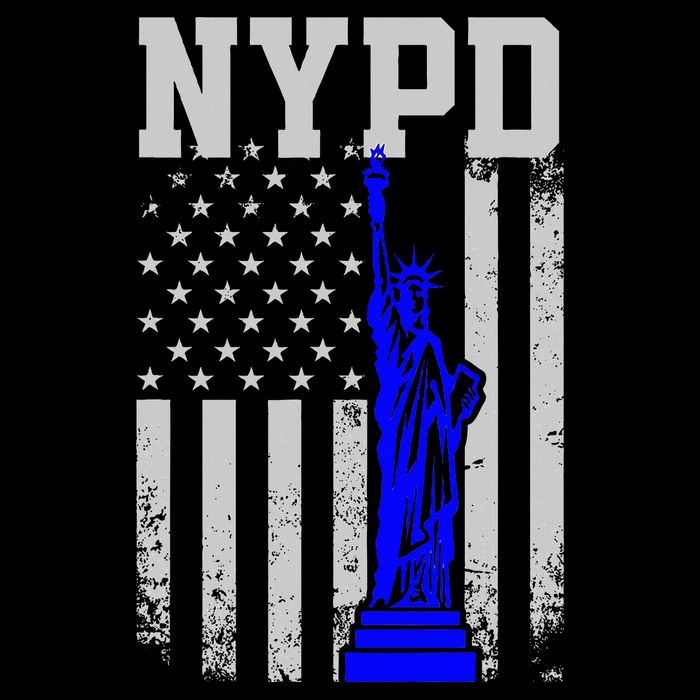 Nypd New York Police Department Statue Of Liberty Distressed Backpack