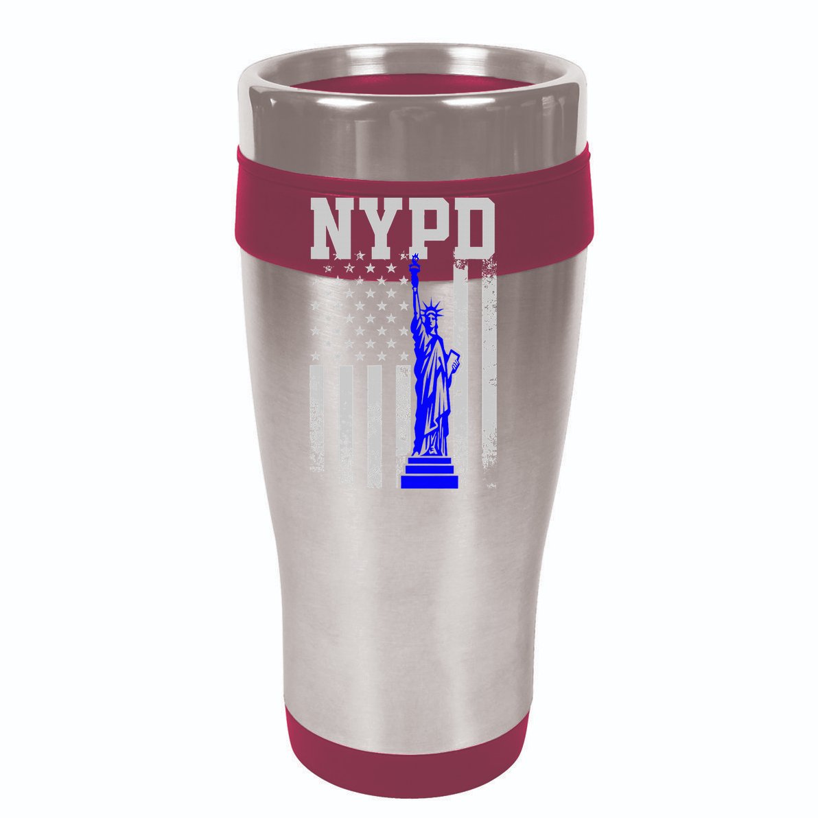 Nypd New York Police Department Statue Of Liberty Distressed Sustainable Bucket Hat