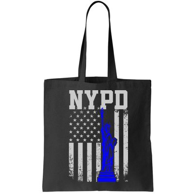 Nypd New York Police Department Statue Of Liberty Distressed Bag