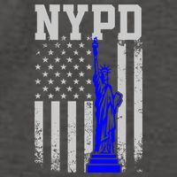 Nypd New York Police Department Statue Of Liberty Distressed Vector Backpack