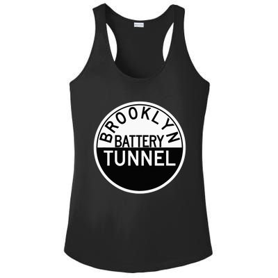 Nyc New York City Brooklyn Battery Tunnel Ladies PosiCharge Competitor Racerback Tank