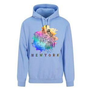 Nyc New York City Skylines Statue Of Liberty Unisex Surf Hoodie