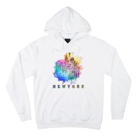 Nyc New York City Skylines Statue Of Liberty Hoodie