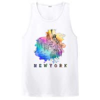 Nyc New York City Skylines Statue Of Liberty PosiCharge Competitor Tank