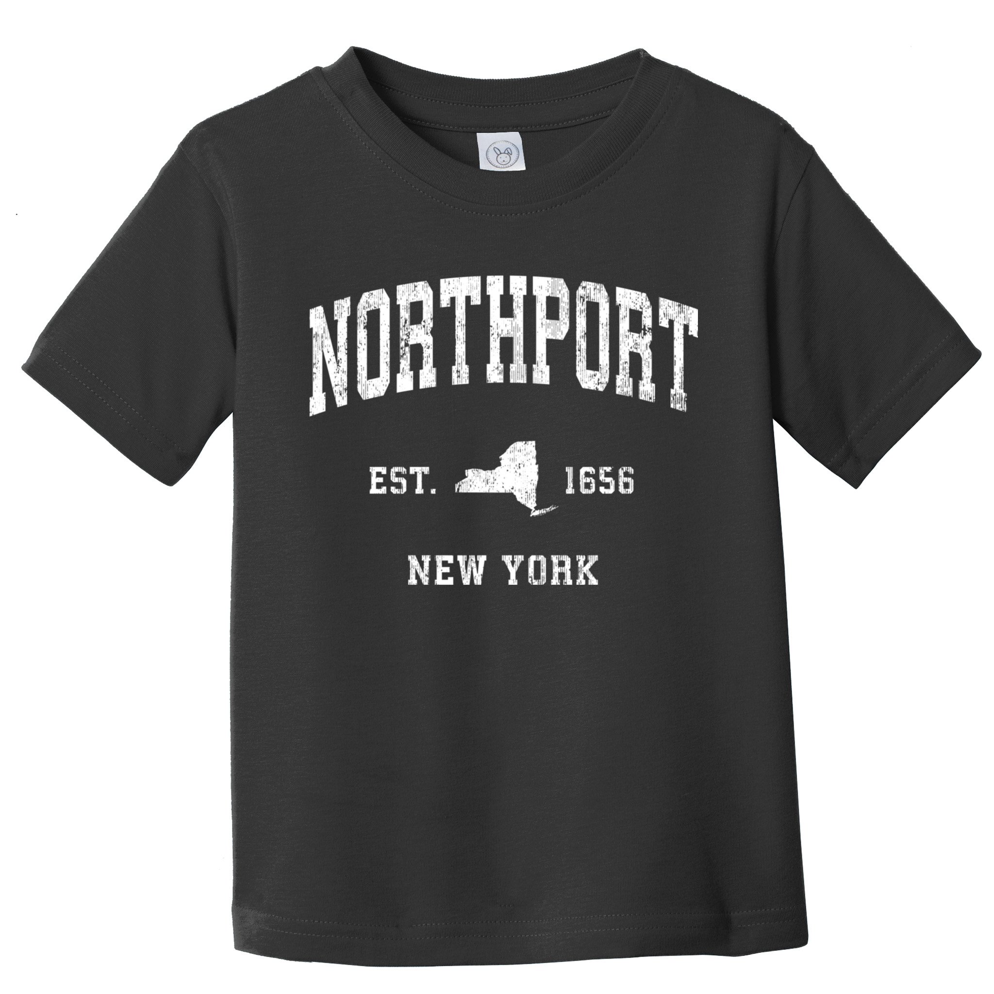 Northport New York Ny Vintage Athletic Toddler T-Shirt