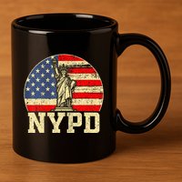 Nypd New York Police Department 11oz C Handle Ceramic Mug