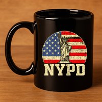 Nypd New York Police Department 11oz C Handle Ceramic Mug