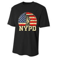 Nypd New York Police Department Performance Sprint T-Shirt