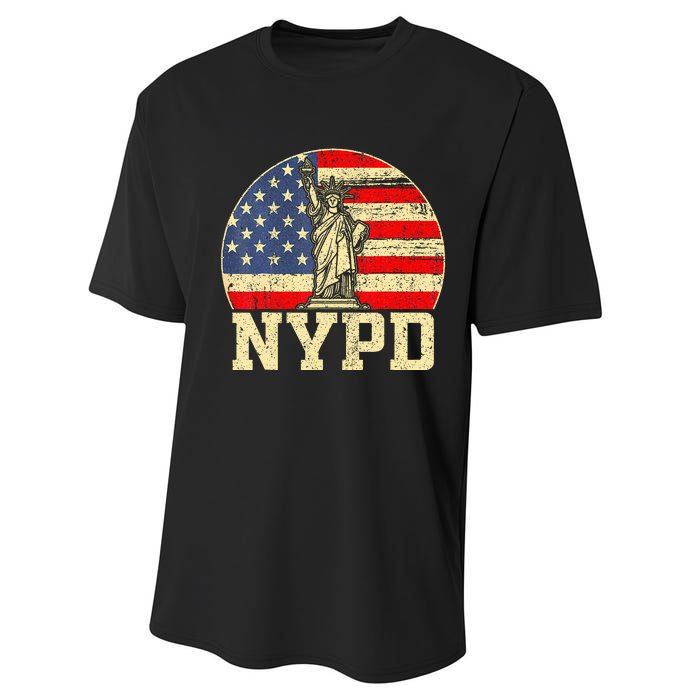 Nypd New York Police Department Performance Sprint T-Shirt