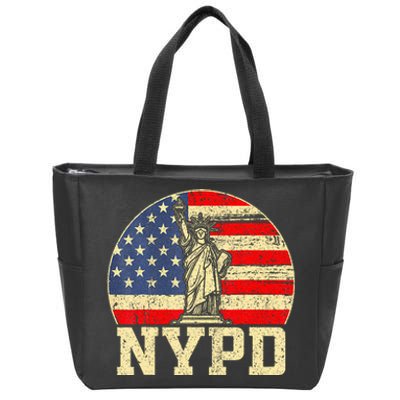 Nypd New York Police Department Zip Tote Bag