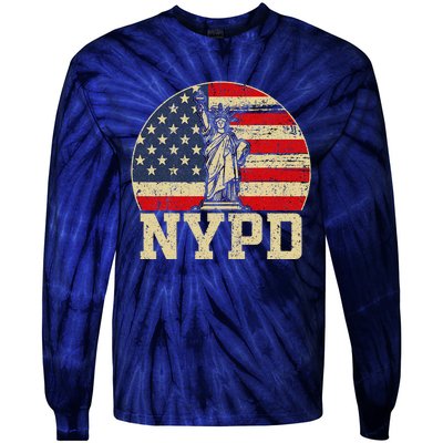 Nypd New York Police Department Tie-Dye Long Sleeve Shirt