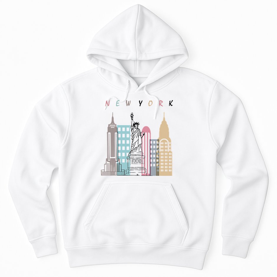 NYC New York City Manhattan skylines statue of liberty Hoodie
