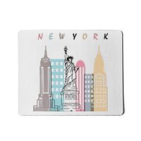 NYC New York City Manhattan skylines statue of liberty Mousepad