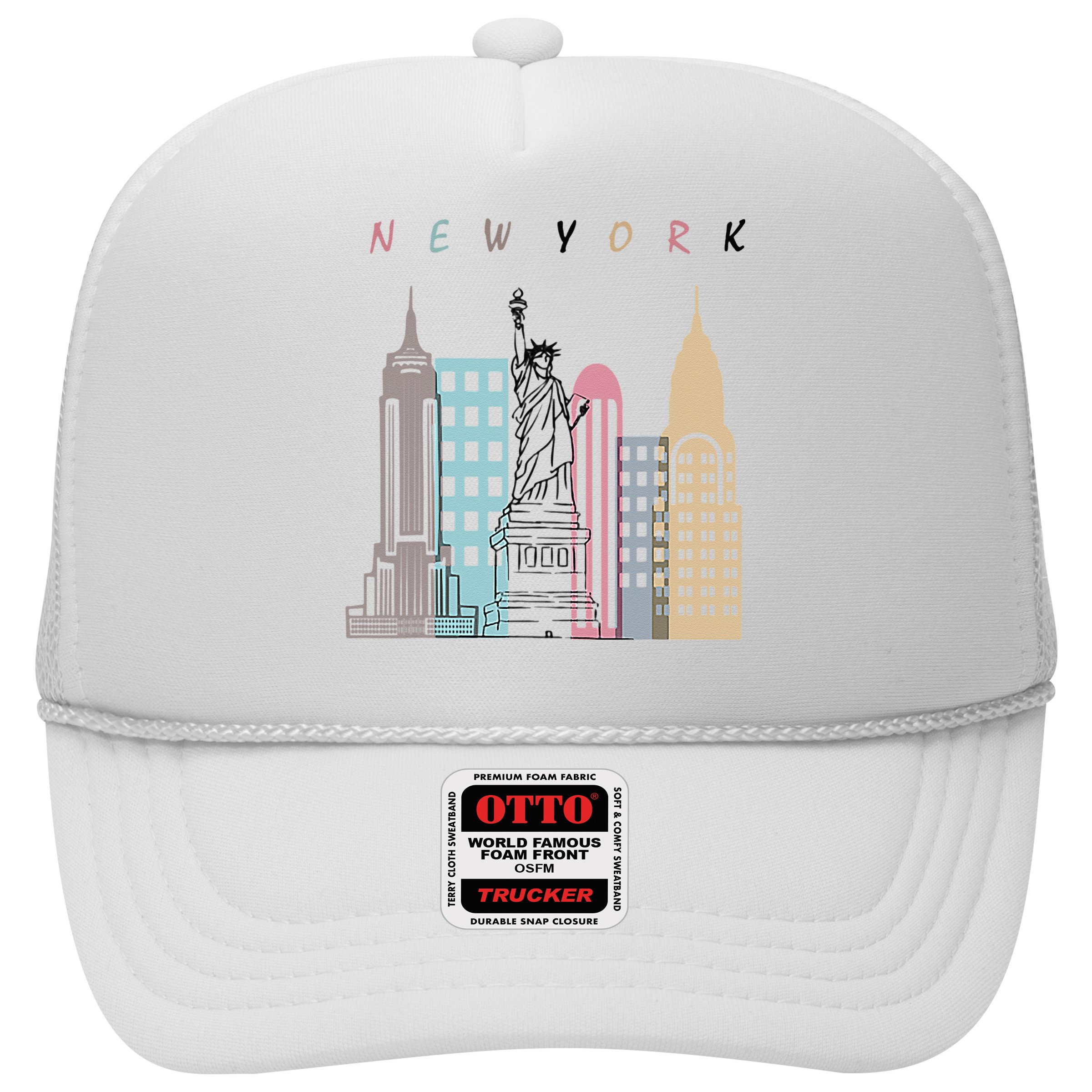 NYC New York City Manhattan skylines statue of liberty Hat