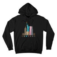 Nyc New York City Skylines Statue Of Liberty Tall Hoodie