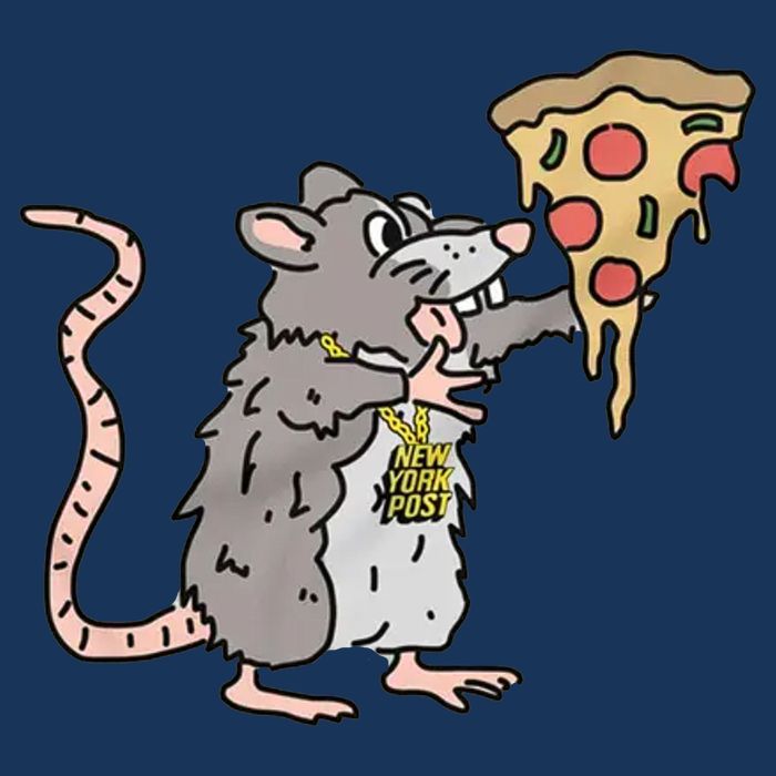 Nypost New York Post Pizza Rat Tank Top