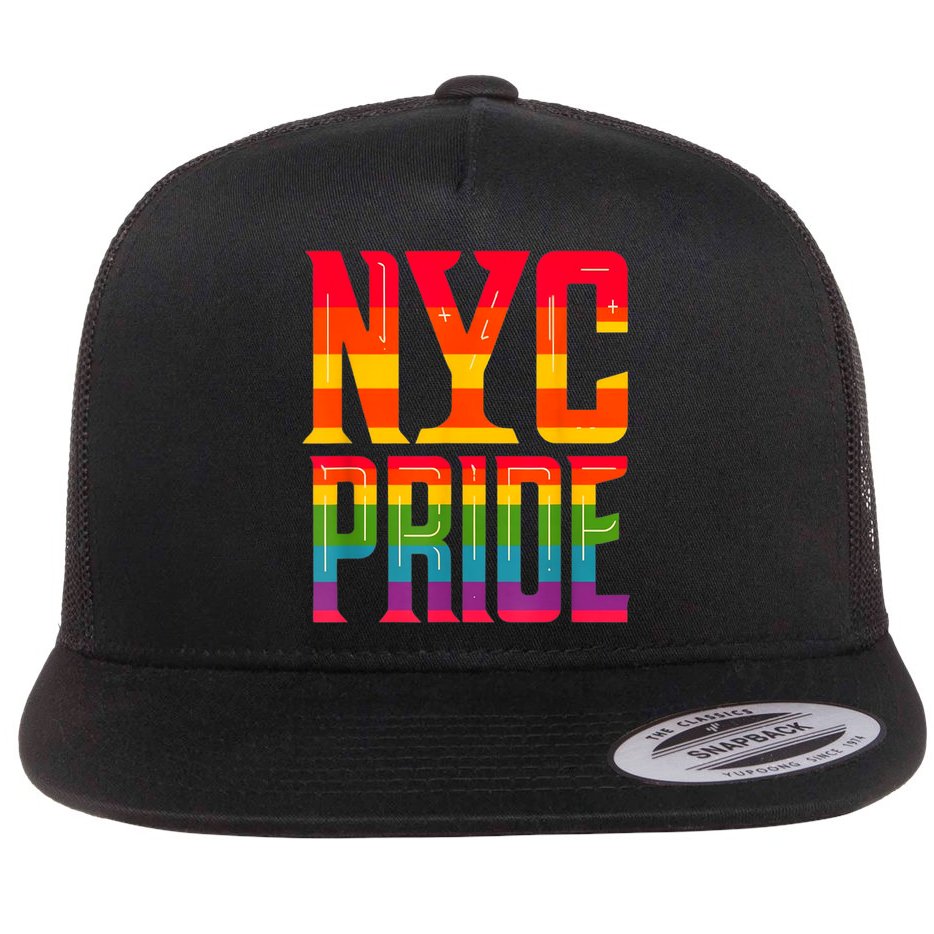 Nyc New York City Pride Month Flat Bill Trucker Hat