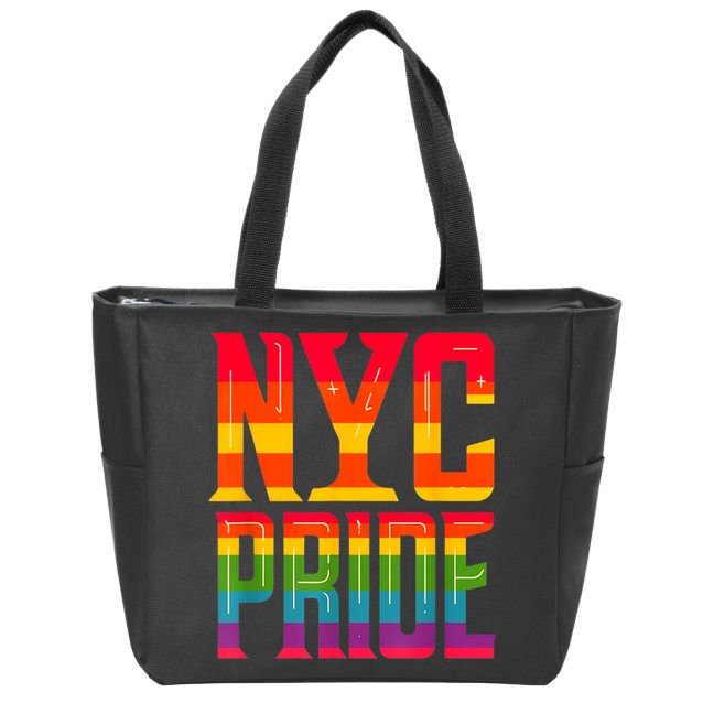 Nyc New York City Pride Month Zip Tote Bag